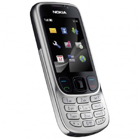 Nokia 6303 classic - Vedere din fata/ stanga/ jos (metalic)