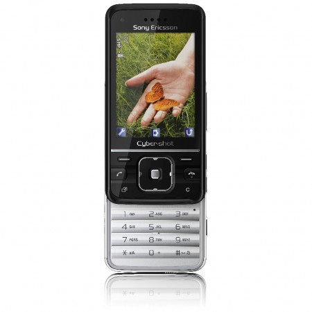 Sony Ericsson C903 - Vedere din fata, deschis (Negru)