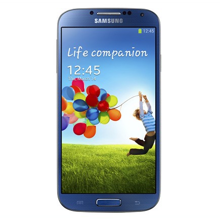 Samsung Galaxy S4 - Vedere din fata (blue)
