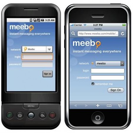 Meebo pe iPhone
