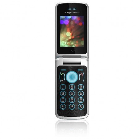 Sony Ericsson T707 - Vedere din fata, deschis