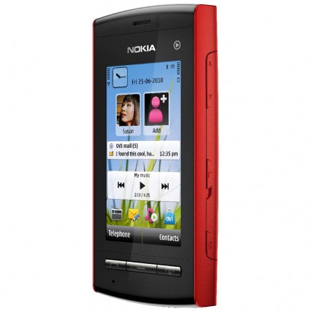 Nokia 5250 - Vedere din fata/ dreapta (rosu)