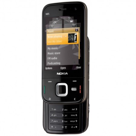 Nokia N85 - Vedere din fata/ dreapta, deschis