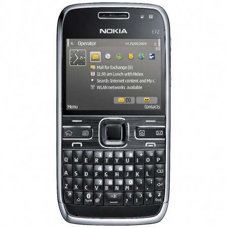Nokia E72 - Vedere din fata