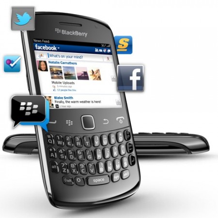 BlackBerry Curve 9350/9360/9370 - Vedere din fata/ stanga