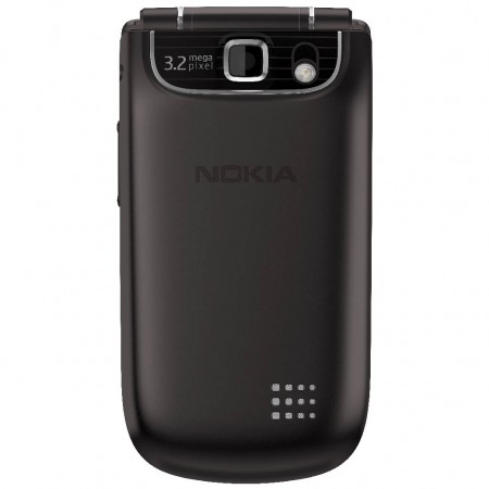 Nokia 3710 fold - Vedere din spate (negru)