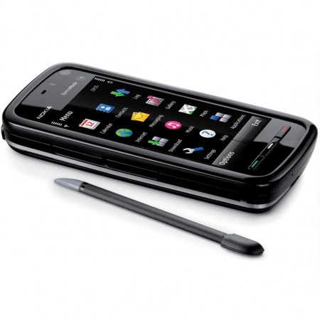 Nokia 5800 XpressMusic - Orizontal, vedere din fata/ stanga