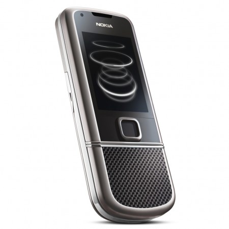 Nokia 8800 Carbon Arte - Vedere din fata/ stanga