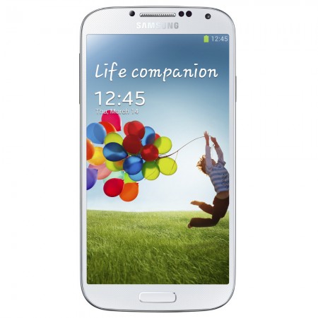 Samsung Galaxy S4 - Vedere din fata (alb)