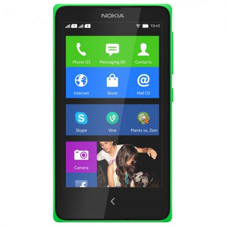 Nokia X+ - Vedere din fata