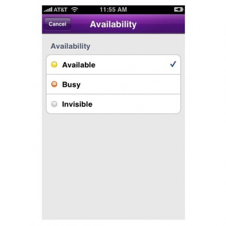 Yahoo Messenger - iPhone (Availability)