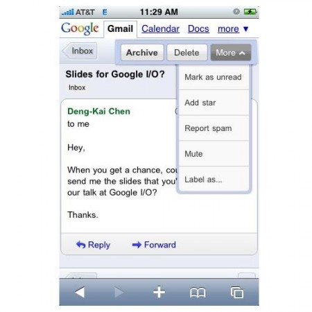 Gmail - iPhone/ Android (labels)