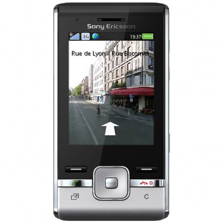 Sony Ericsson T715 - Vedere din fata, Street View