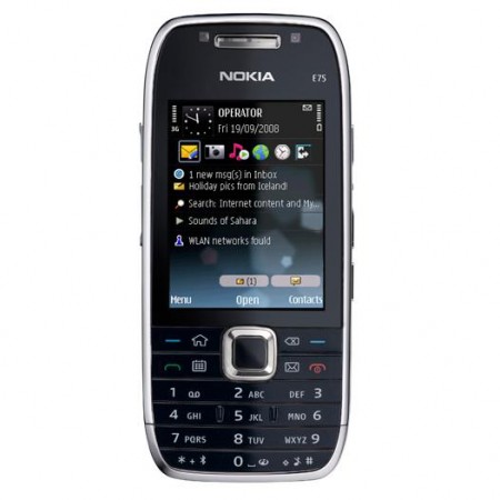 Nokia E75 - Vedere din fata