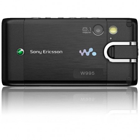 Sony Ericsson W995 - Vedere din spate, orizontal