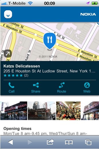Nokia Maps - HTML5