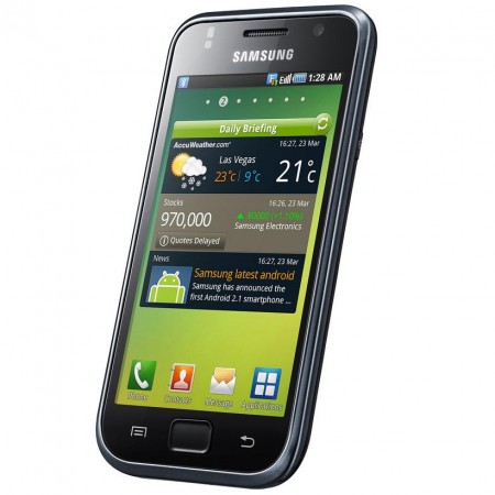 Samsung I9000 Galaxy S - Vedere din fata/ dreapta (1)