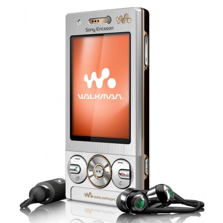 Sony Ericsson W705 - Vedere din fata/ dreapta, casti