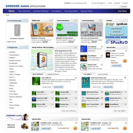 Samsung Mobile Applications