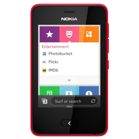 Nokia Asha 501 - Vedere din fata