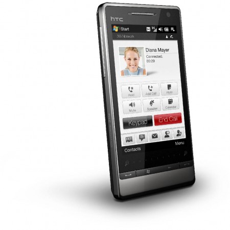 HTC Touch Diamond2 - Vedere din fata/ stanga