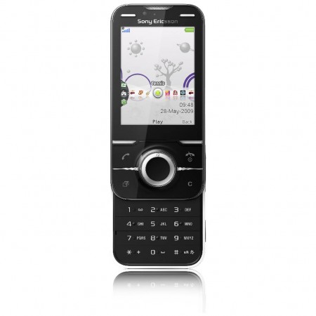 Sony Ericsson Yari - Vedere din fata, deschis