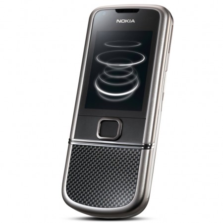 Nokia 8800 Carbon Arte - Vedere din fata/ dreapta