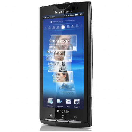 Sony Ericsson XPERIA X10 - Vedere din fata/ dreapta