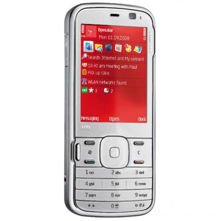 Nokia N79 - Vedere din fata (rosu)
