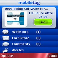 Symbian - Mobiletag barcodes reader