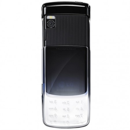LG GD900 Crystal - Vedere din spate, deschis