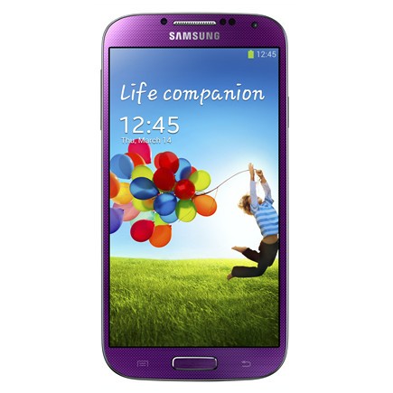 Samsung Galaxy S4 - Vedere din fata (purple)