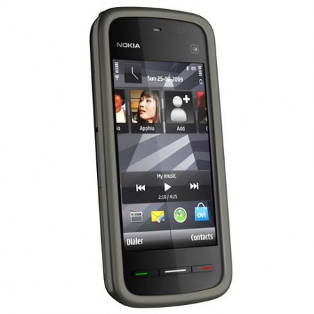 Nokia 5230 - Vedere din fata/ stanga (negru)